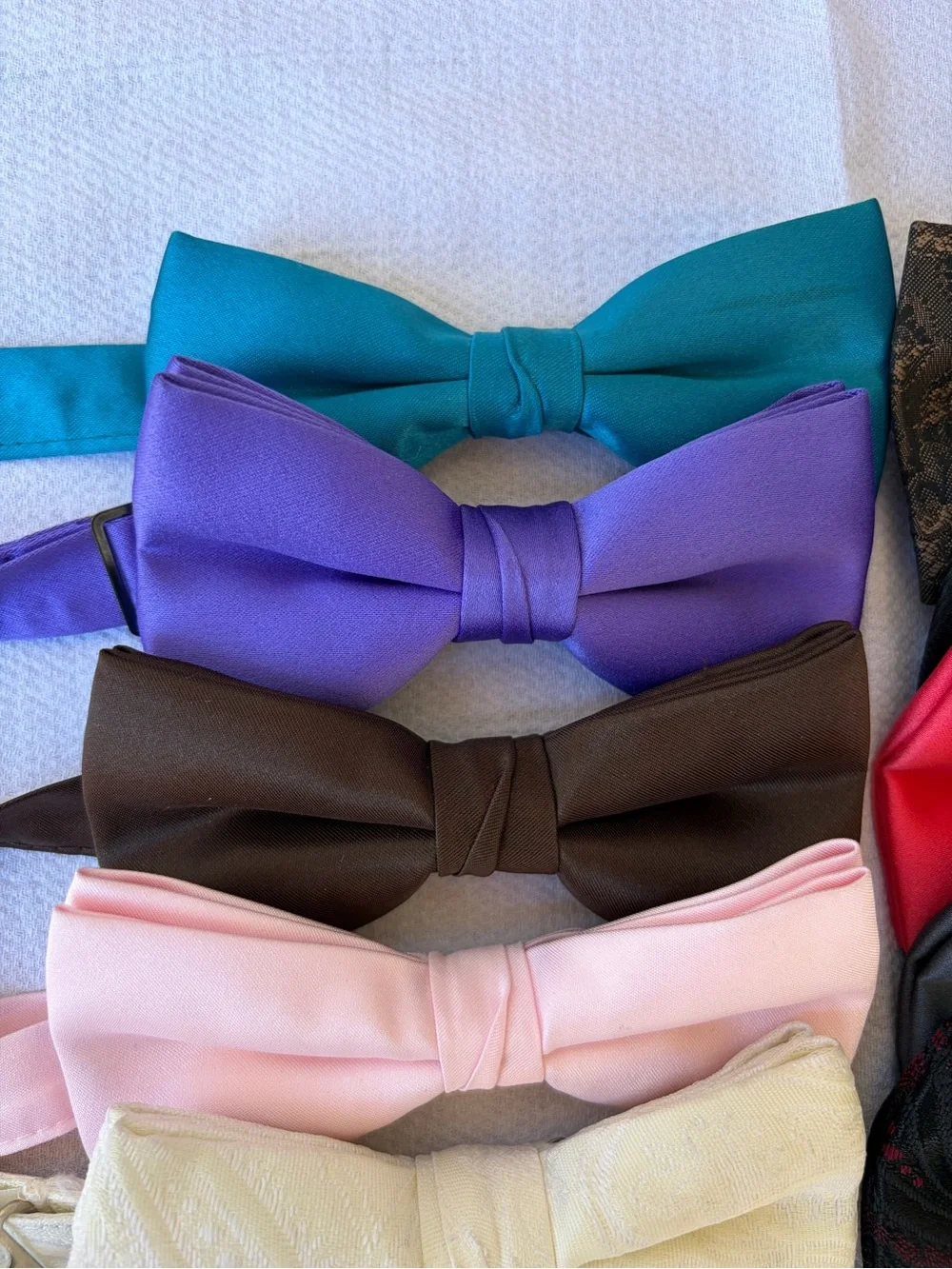 Bundle of 10 assorted pre made bow ties combo 9
